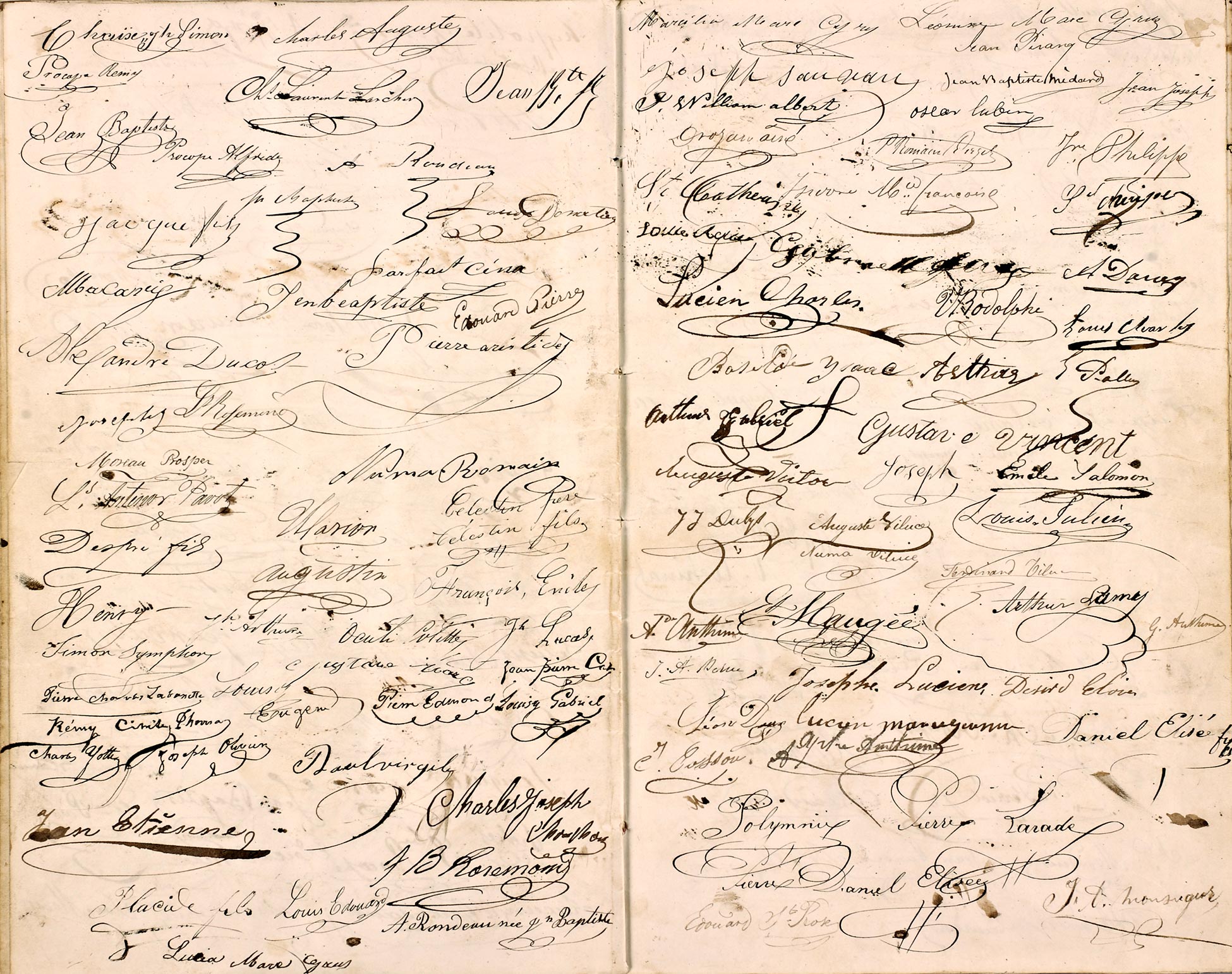 Pétition en faveur de la nomination de Bissette