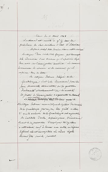 Séance du 11 mars 1848