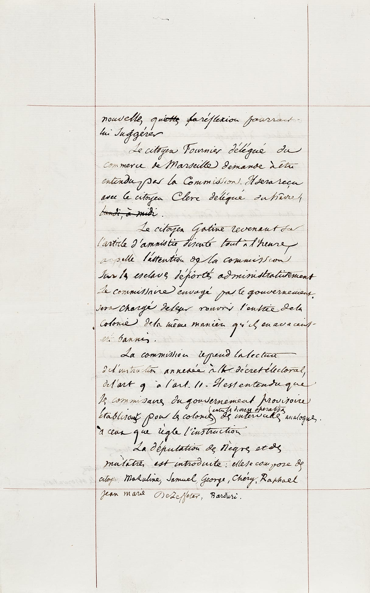 Séance du 11 mars 1848