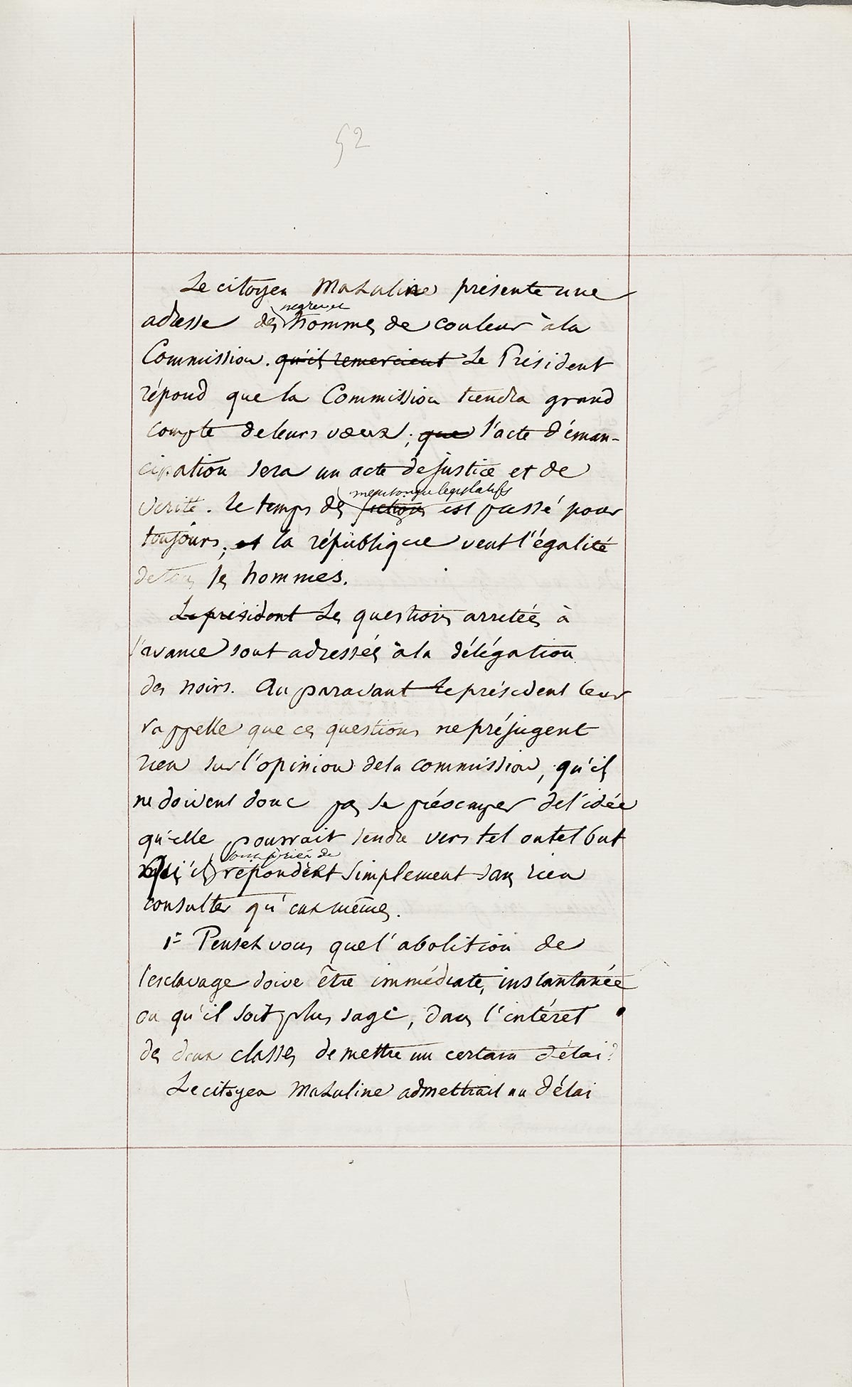 Séance du 11 mars 1848