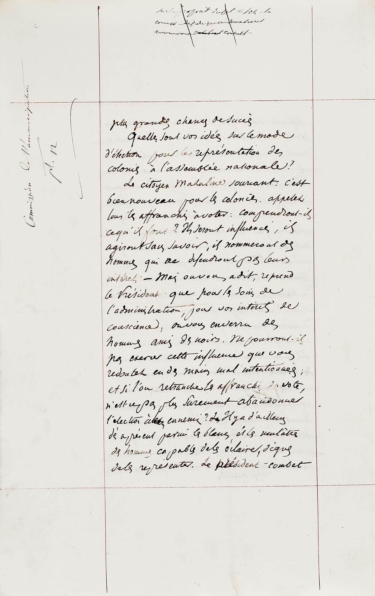 Séance du 11 mars 1848