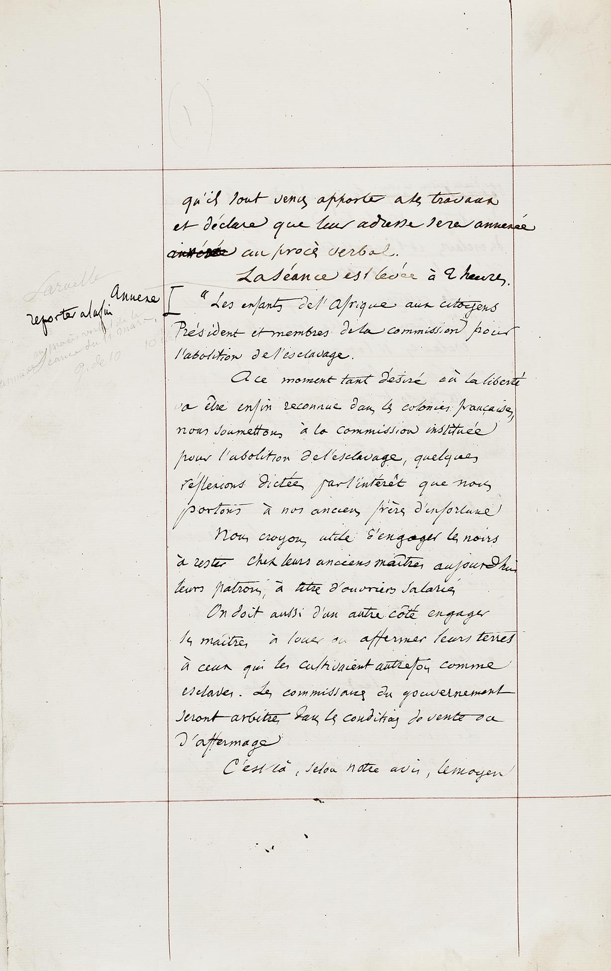 Séance du 11 mars 1848