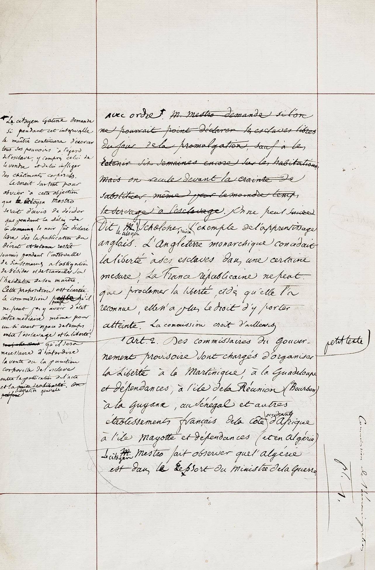 Séance du 6 mars 1848