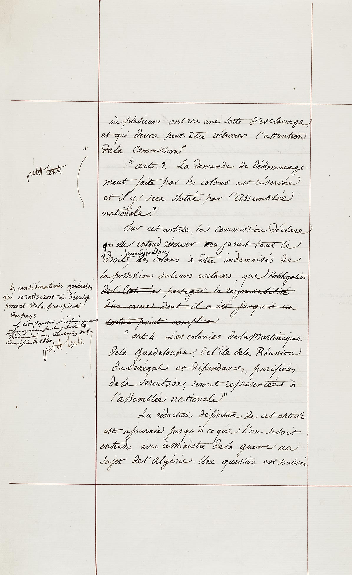 Séance du 6 mars 1848