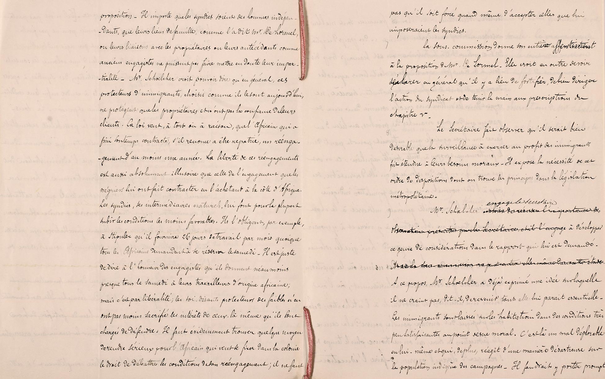 Séance du 13 juillet 1873 de la Commission du travail colonial