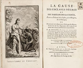 La cause des esclaves nègres