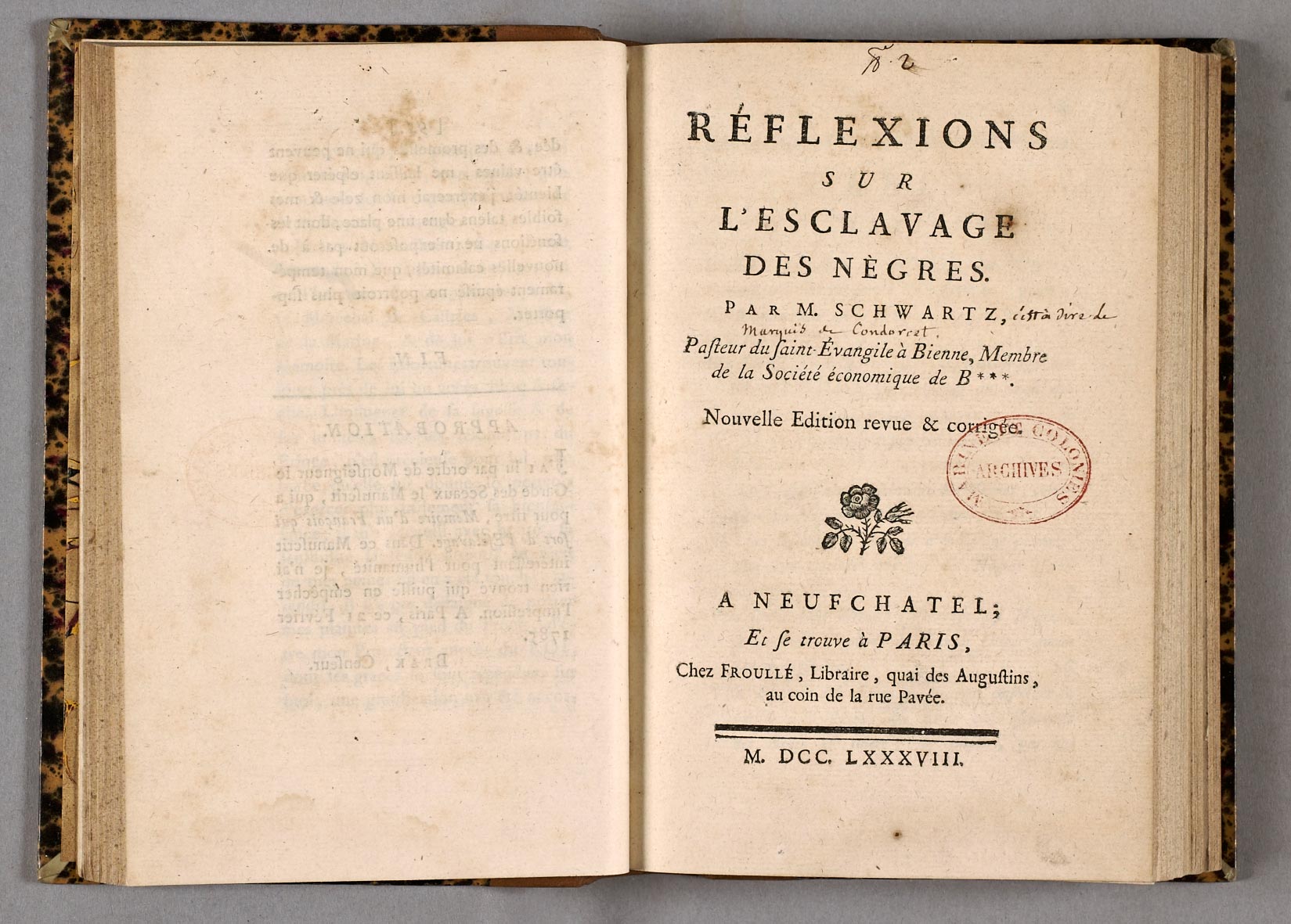 Réflexions sur l'esclavage des Nègres