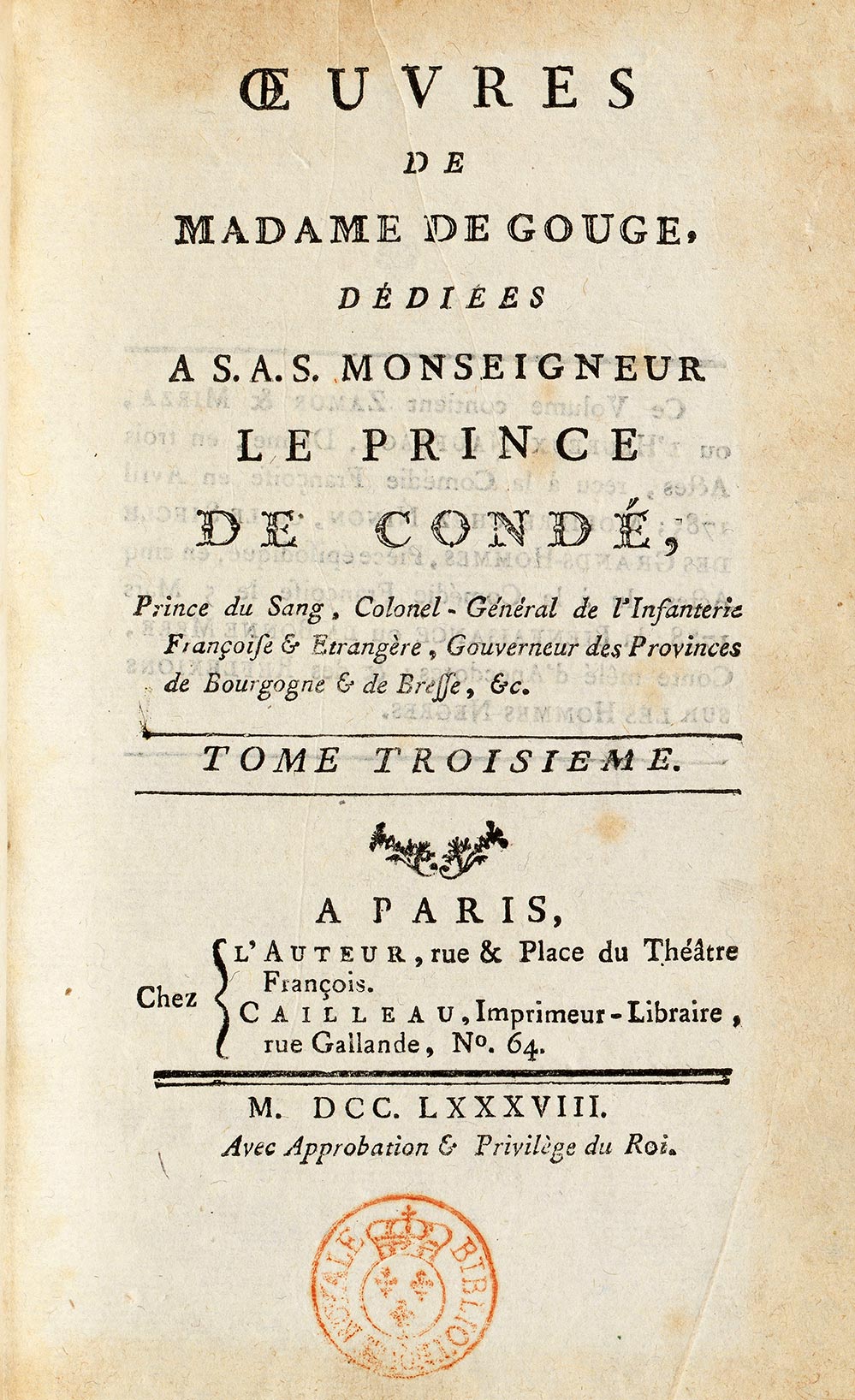 Œuvres de Madame de Gouges