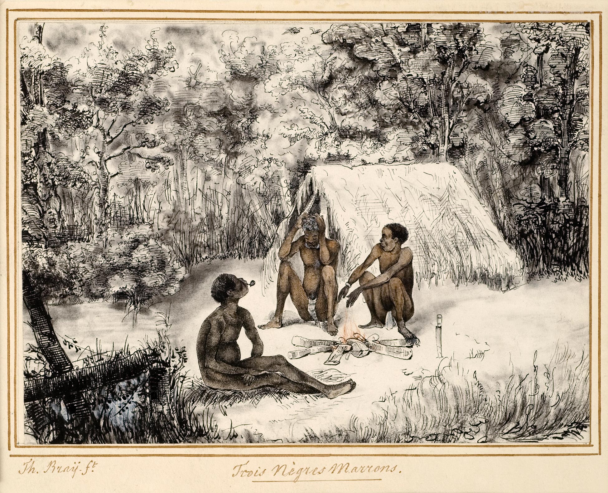 Nègres marrons au Surinam