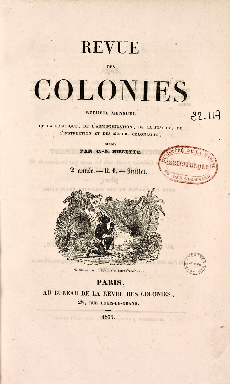 Revue des colonies