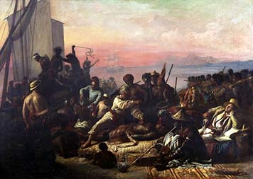 Esclaves sur la côte africaine